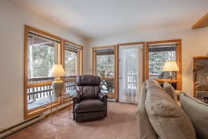 Fireplace, DVD player