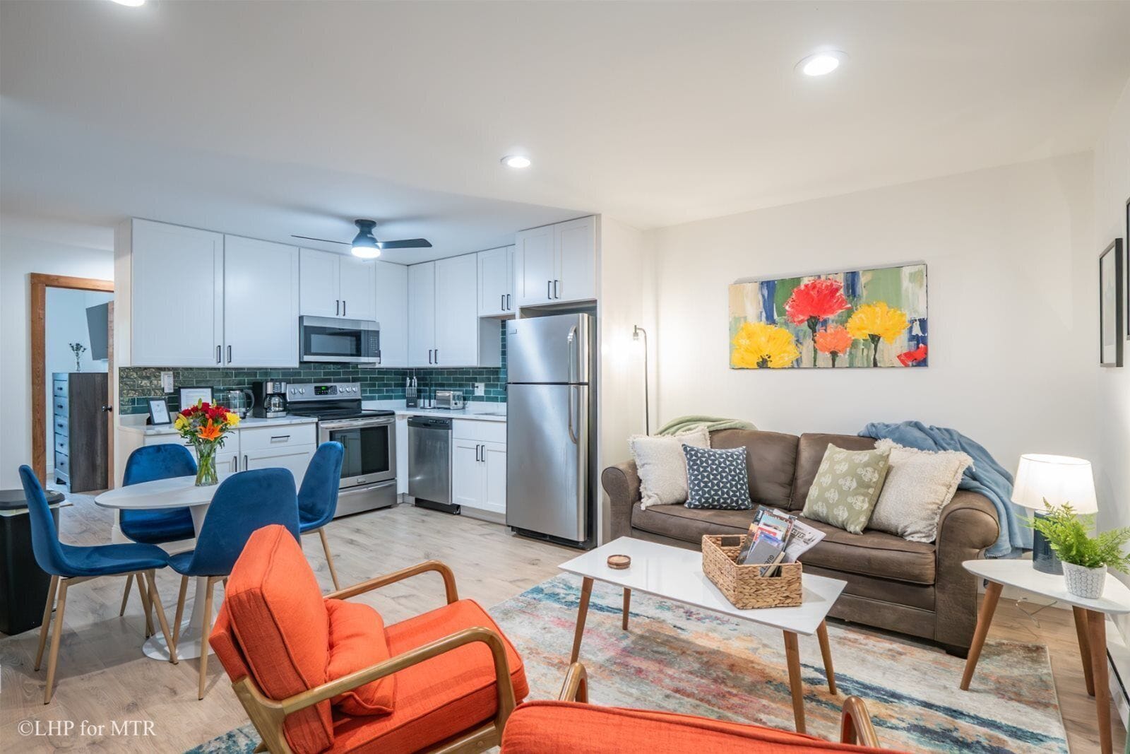 Cheminée, lecteur de DVD