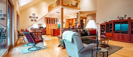 Chimenea y reproductor de DVD