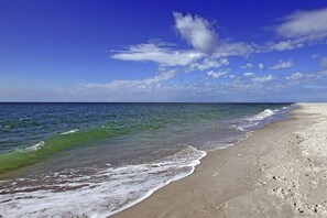 On the beach