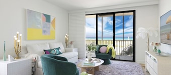 Villa Sol: Premium 2BR Beachfront Corner Unit at Beach Villa 2001