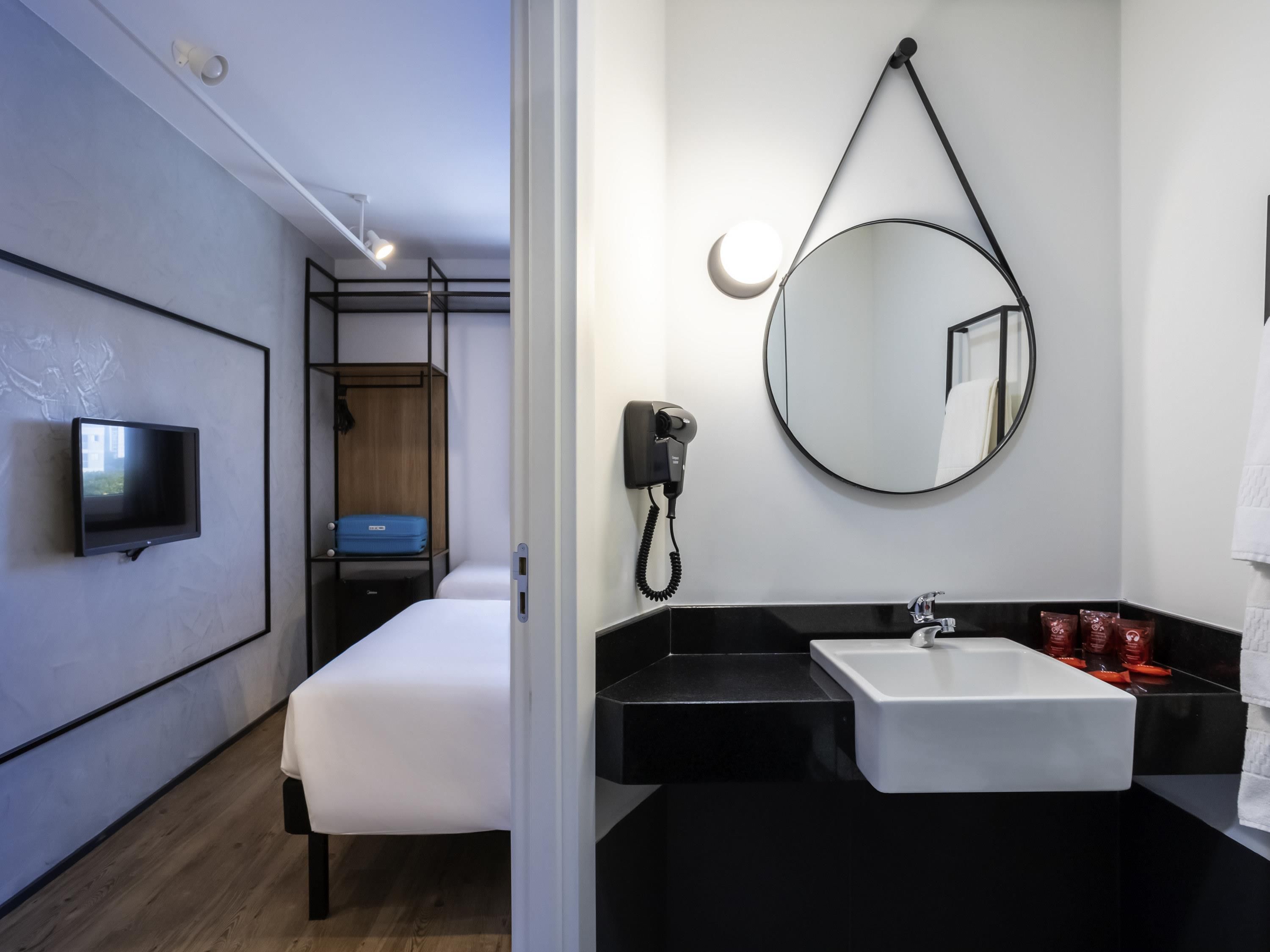 Minibar, blackout drapes, soundproofing, WiFi (free)