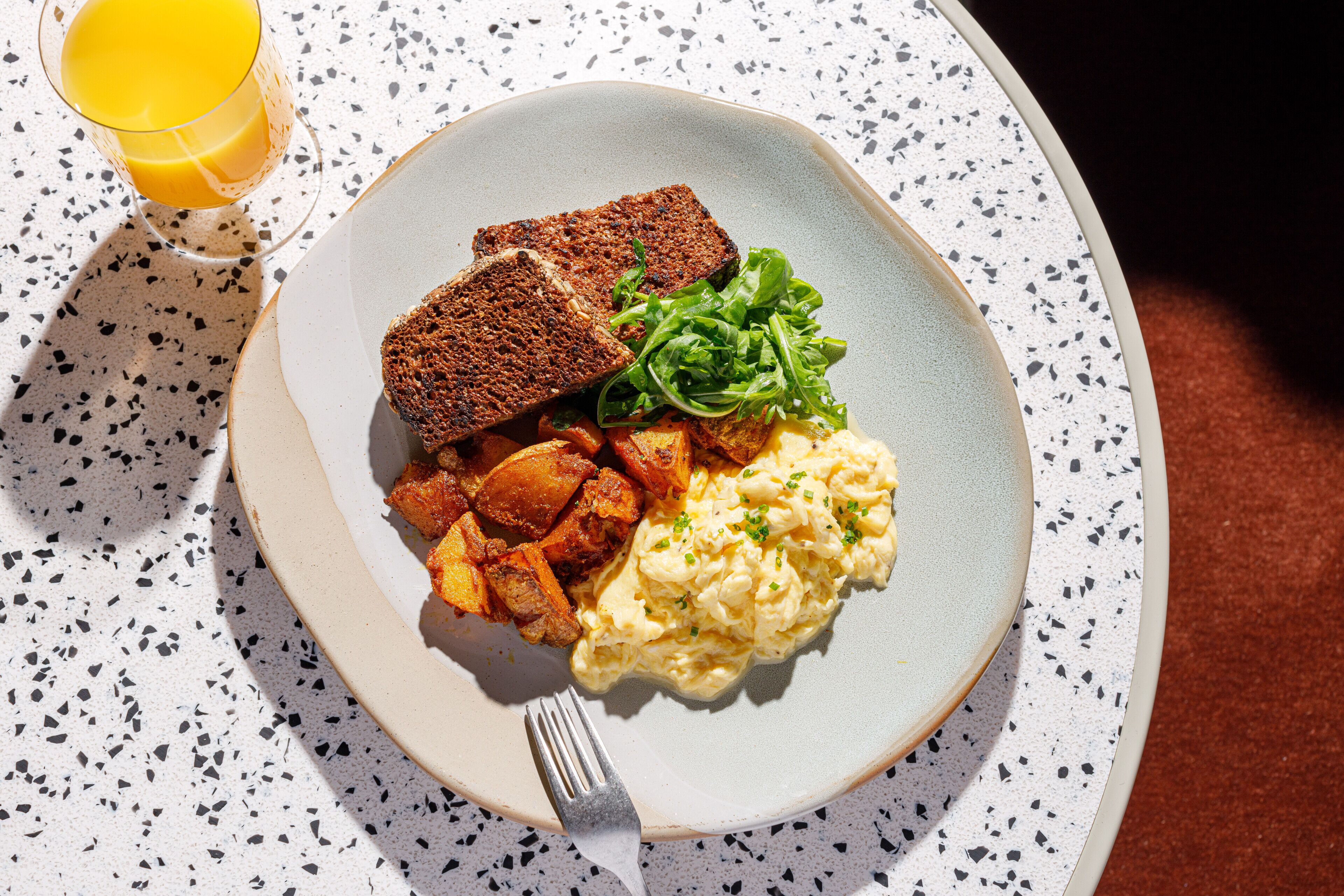 daily buffet breakfast for a fee