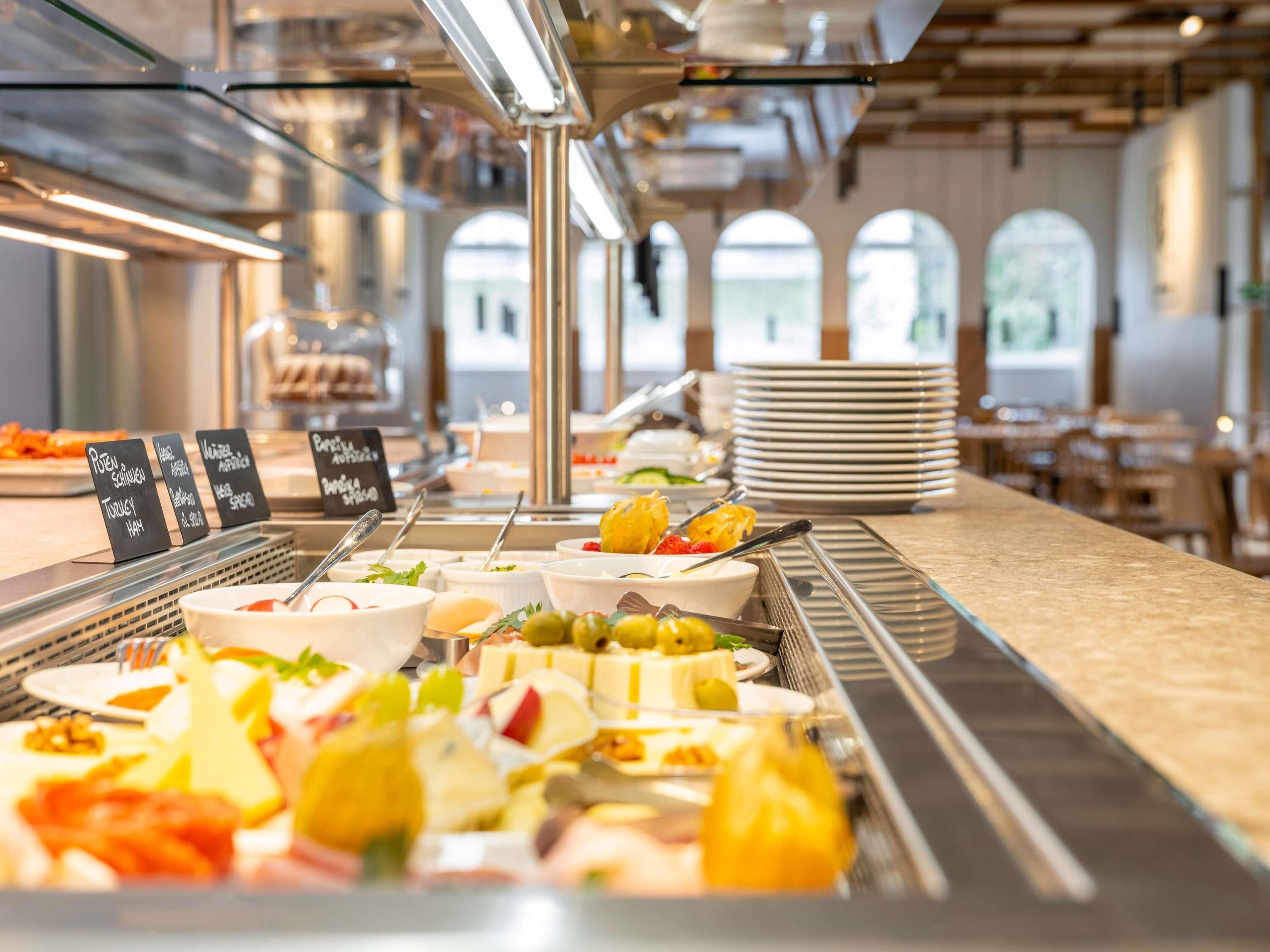 daily buffet breakfast (eur 18.50 per person)