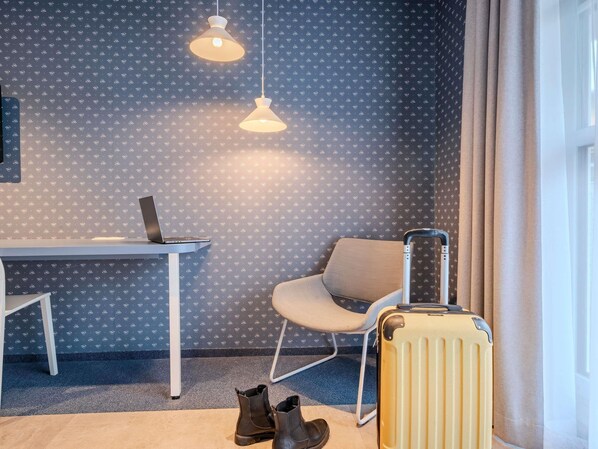 Skrivbord, ljudisolering och gratis wi-fi