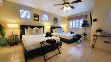 5 bedrooms, in-room safe, iron/ironing board, travel crib