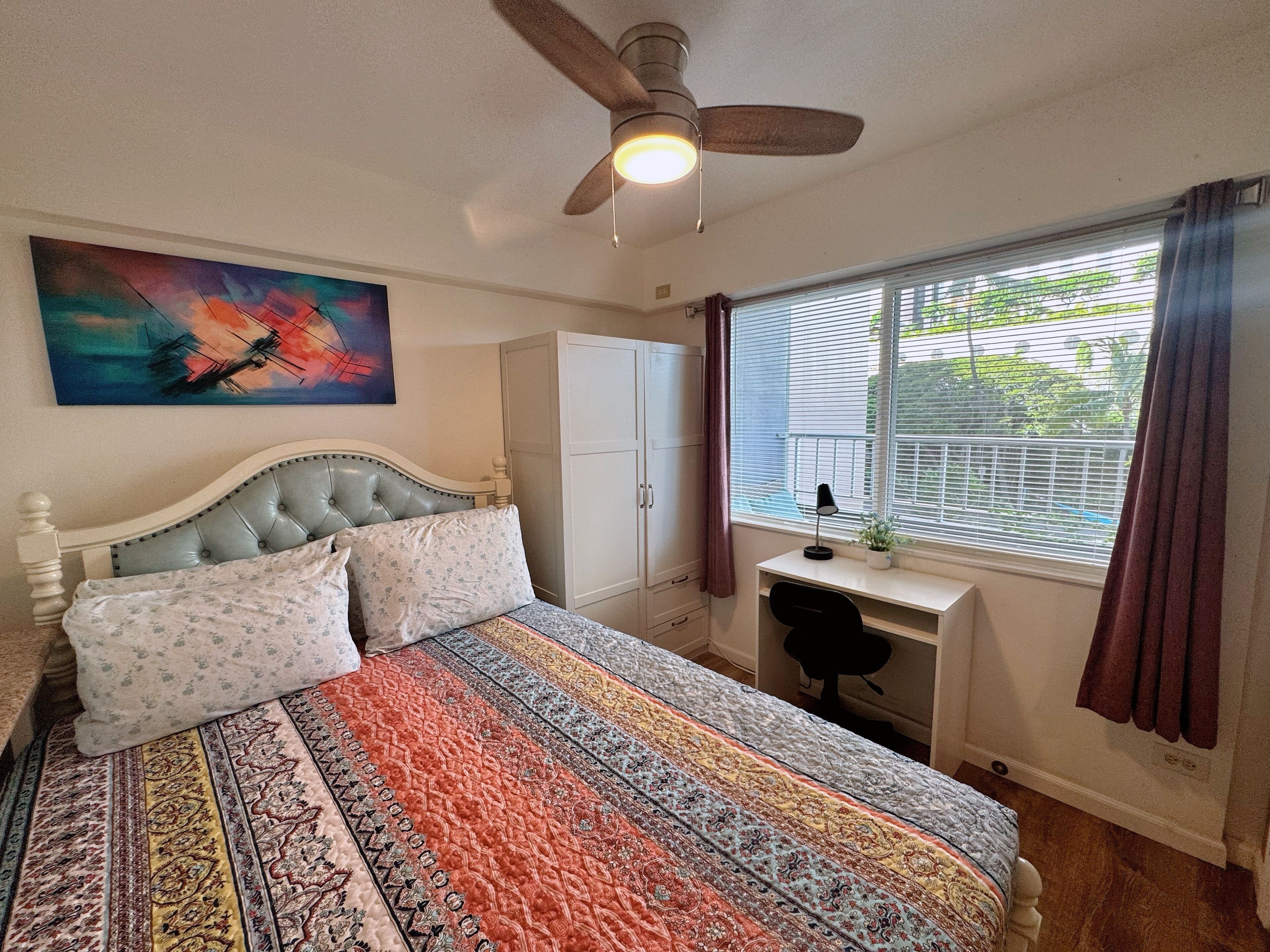 2 bedrooms, desk, iron/ironing board, free WiFi