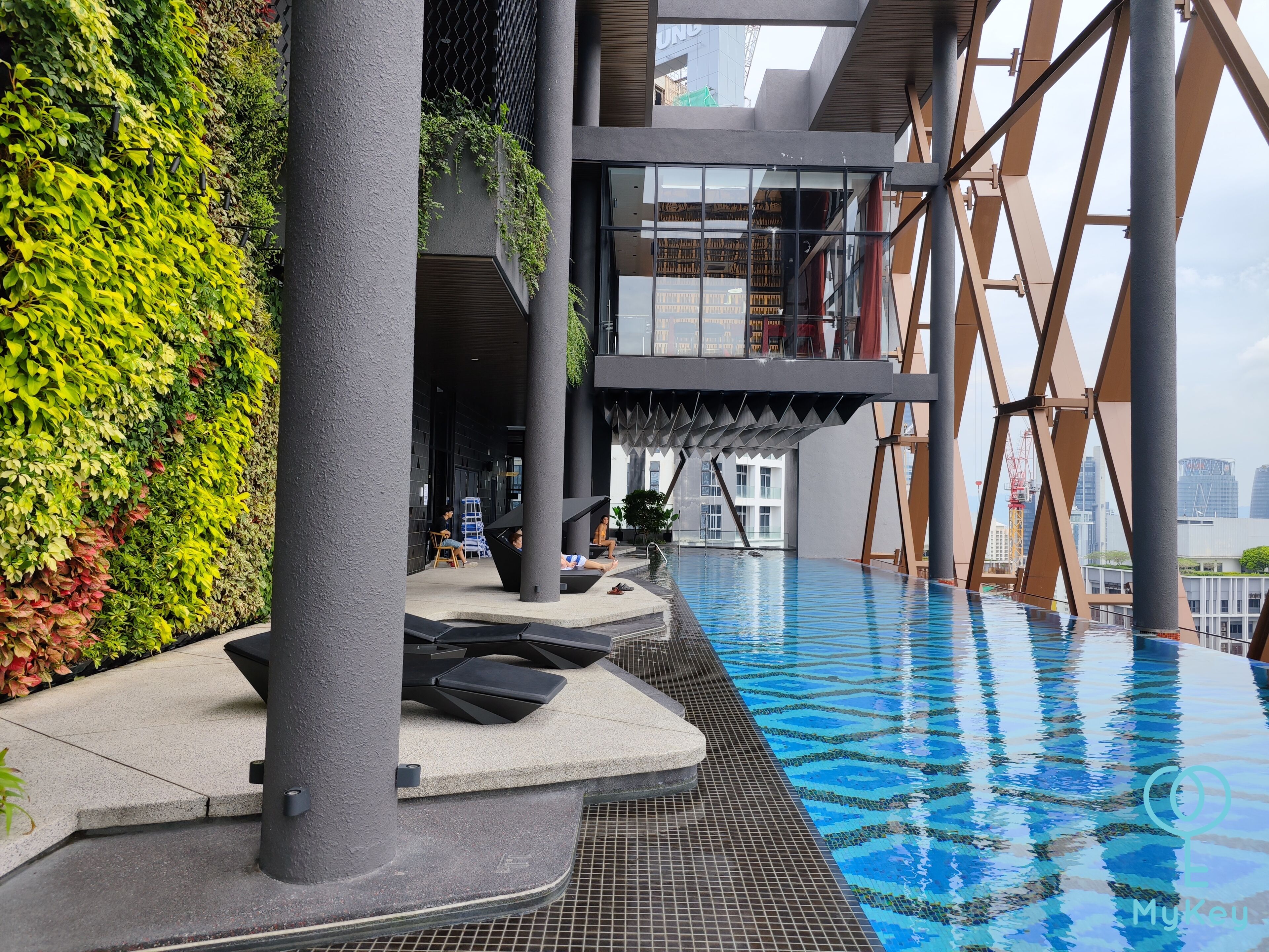 Alberca al aire libre 