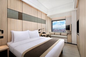 Seprai premium, selimut bulu angsa, dan brankas