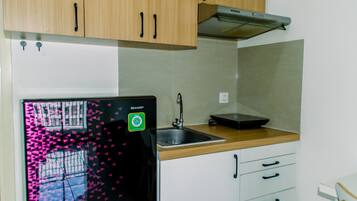 Apartemen, 2 kamar tidur | Dapur pribadi | Lemari es dan peralatan masak/sendok-piring