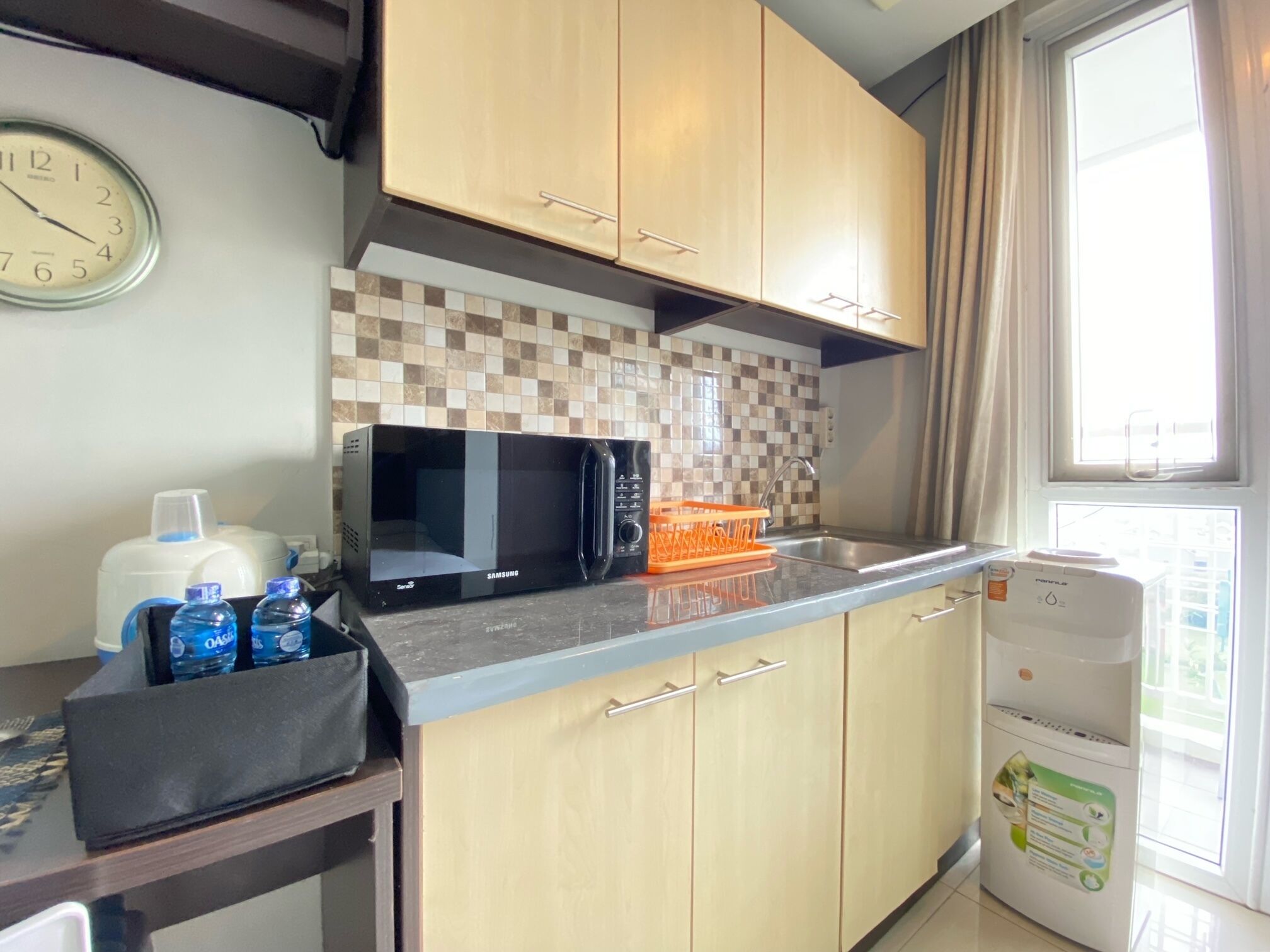 Apartment | Private kitchen | Fridge, microwave, cookware/dishes/utensils