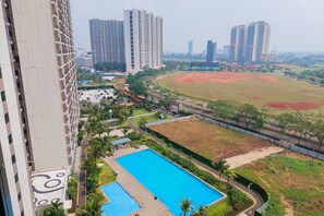 View from property - Homey Studio Room At Sky House Bsd Apartment (Pagedangan)