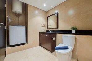 Departamento, 2 habitaciones | Baño | Toallas 
