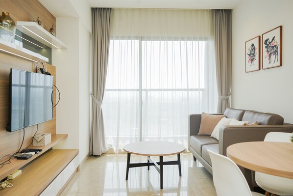 Apartment, 2 Bedrooms | Living area | TV - Well Designed And Cozy 2Br Apartment Branz Bsd City (Pagedangan)