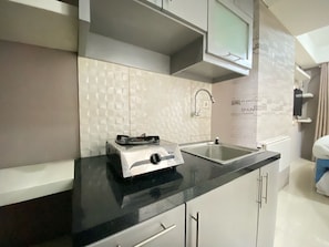 公寓 | 私人厨房 | 冰箱、厨具/餐具