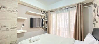 Homey Studio Furnished At Grand Asia Afrika Apartment