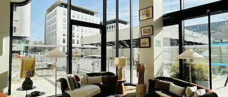 Lobby sitting area