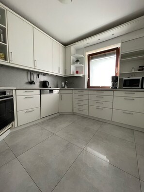 冰箱、微波炉、炉灶、洗碗机