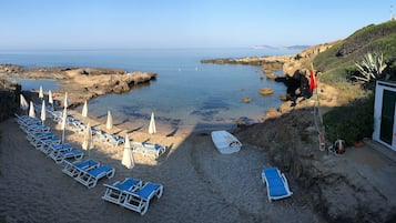 Private beach