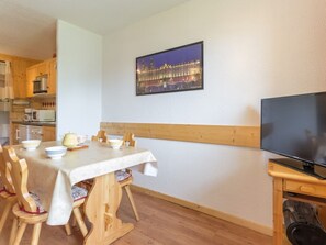 Dining - Renovated studio near slopes with balcony (La Plagne Montchavin Les Coches)