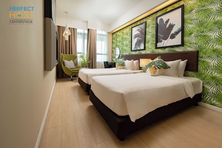 Edredón, minibar, cortinas blackout y insonorización