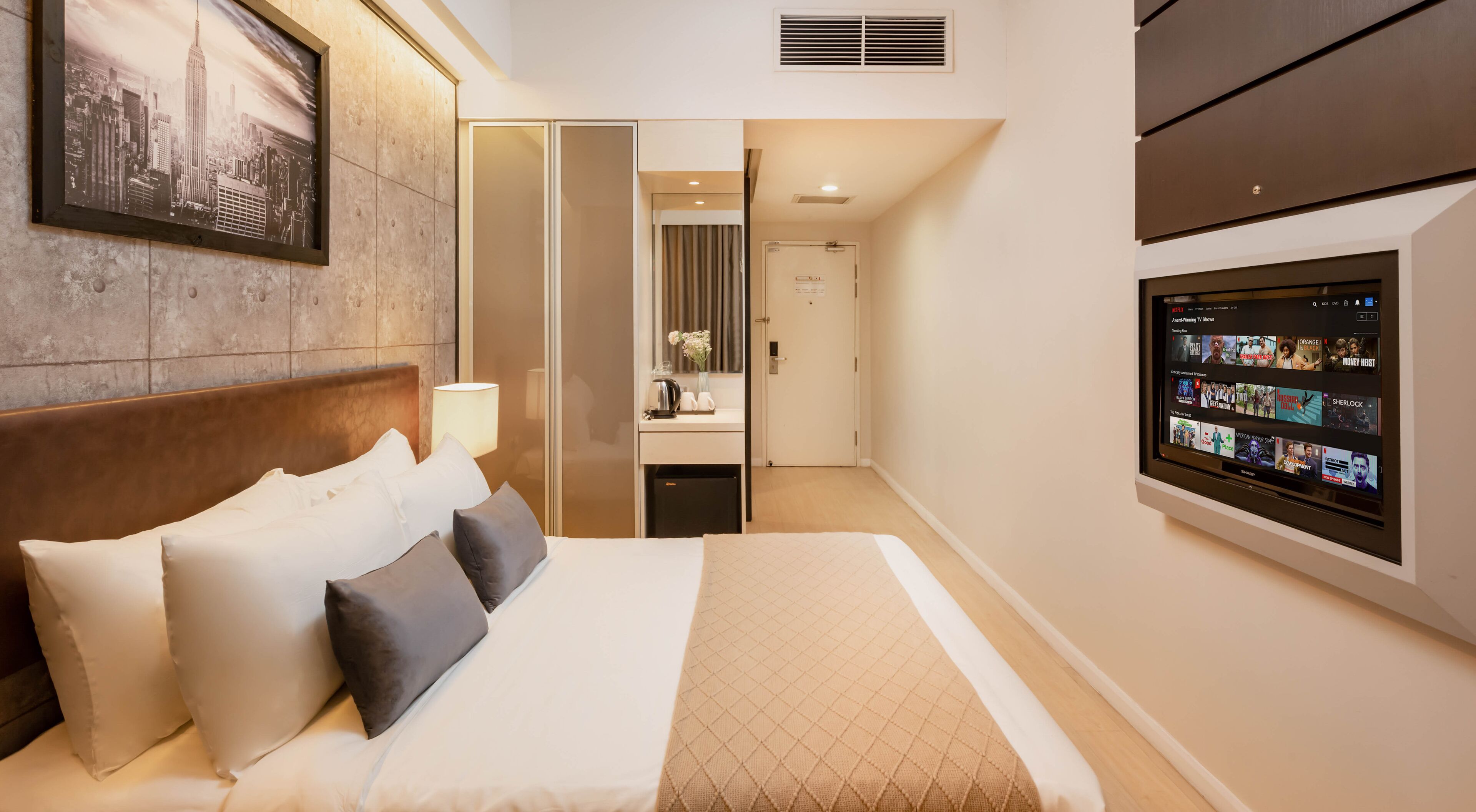 Couette en duvet d'oie, minibar, rideaux occultants