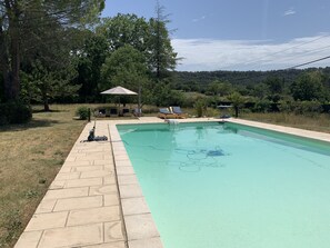 Outdoor pool - Le Mas des Milans, Charmante Suite Parentale Avec Piscine (Belvezet)