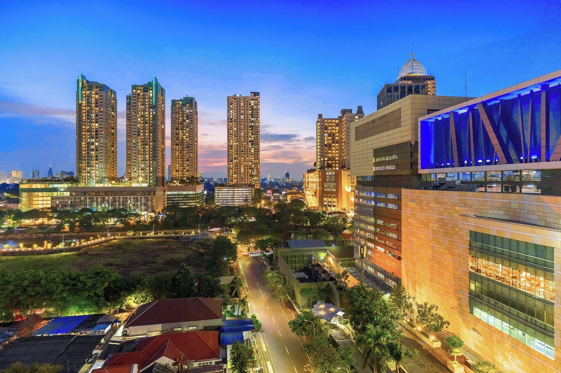 City view from property