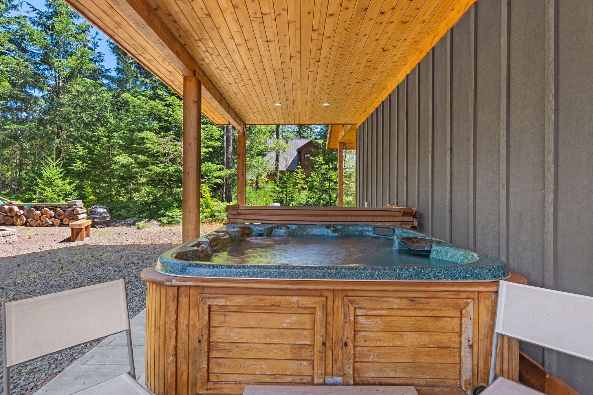 Bain à remous extérieur