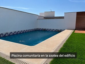 Pool - Casa Yaye Écija: Apartment with 2 bedrooms and community pool (Ecija)