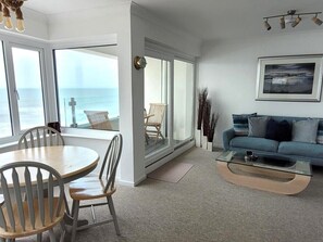 Panoramic Apartment, Private Bathroom, Sea View | Interior - Tides - Beach Front Apartment in Bracklesham Bay (Chichester)