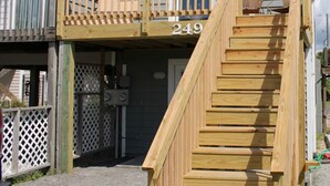 Exterior detail - Aint Dat A Beach I  - 1BR Lower Unit on the 2nd Row (North Topsail Beach)