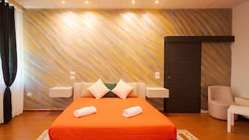 Superior-Dreibettzimmer, mit Bad, Gartenblick (Camera Tripla 6)