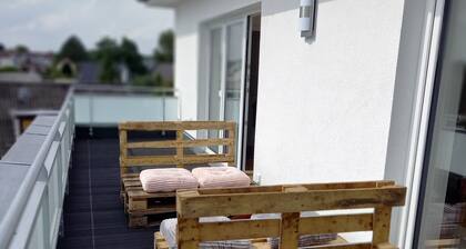 Große Moderne Penthouse Wohnung Mit Dachterrasse