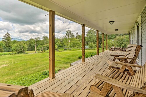 Wilmington Home on 18 Acres ~ 9 Mi to Skiing!