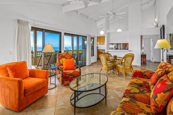 TV - Wailea Ekolu #308 Beautiful Ocean View, Near Golf Course and Beaches, A/C (Wailea)
