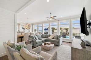 Smart TV - Spend Summer at this Gulf View Home with Private Pool and Low-Speed Vehicle (Santa Rosa Beach)