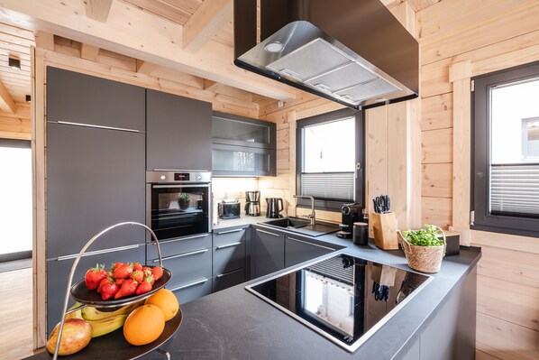 Private kitchen - Bergwaldchalets Wellness (Wernigerode)