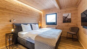 2 kamar tidur, seprai katun Mesir, seprai premium, dan brankas