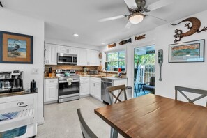 Villa, 2 Bedrooms | Private kitchen | Coffee/tea maker