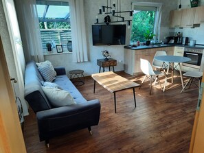 Tv och en stereo