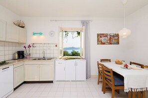 Fridge, oven, stovetop, dishwasher - House Lilla with Private Hot Tub (Brsecine)