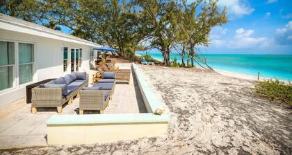 Beachfront White Palm Villa - Tar Bay