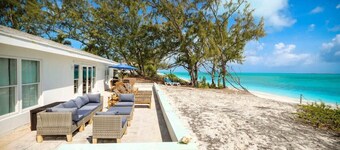 Beachfront White Palm Villa - Tar Bay