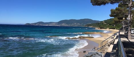On the beach