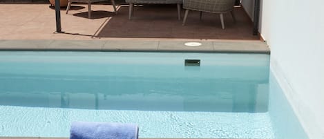 Una piscina riscaldata