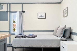 1 室のベッドルーム、アイロン / アイロン台、WiFi、ベッドシーツ