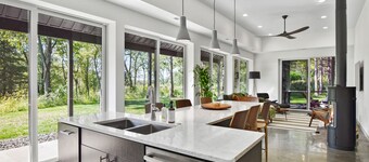 New Modern Cabin on 2 Acres with Water Views