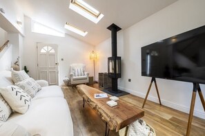 TV, fireplace, offices