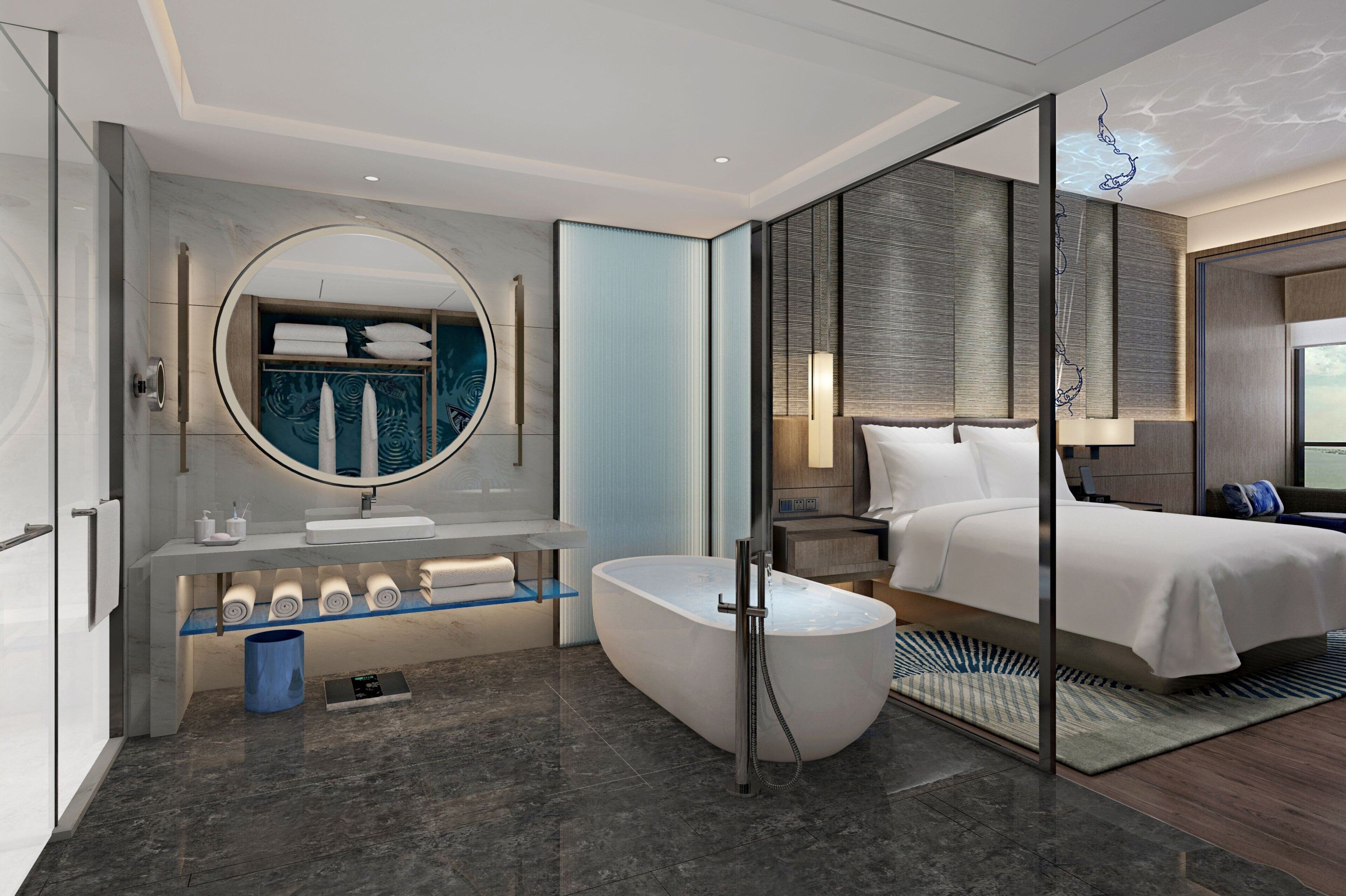 Chăn bông, minibar, két bảo mật tại phòng, trang trí khác biệt 
